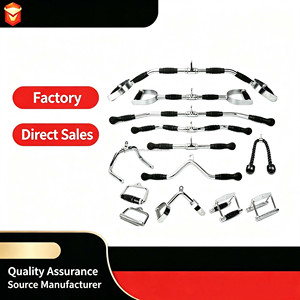 Poignée de machine de musculation, accessoire de fitness, barre de traction pour rameur et lat pulldown - Product Image 1