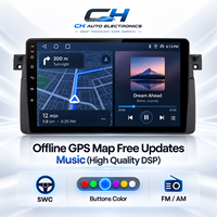 Pour BMW E46 M3 318/320/325/330/335 1998 - 2006 Autoradio Android 15 Lecteur DVD Carplay Android Auto GPS Autoradio