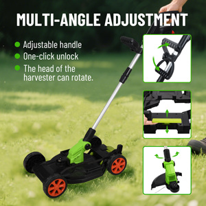 Vertak 3-in-1 pin Powered Máy cắt cỏ cỏ dại wacker Eaters và <span class=keywords><strong>edger</strong></span> năng suất cao tay đẩy vườn không dây máy cắt cỏ - Product Image 6