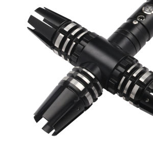 Sabre laser TXQSABER C-02 avec poignée en métal, 16 sons, pour cosplay et duel, lame de sabre avec réglage du volume, jouets LED <span class=keywords><strong>Kylo</strong></span> <span class=keywords><strong>Ren</strong></span> - Product Image 5