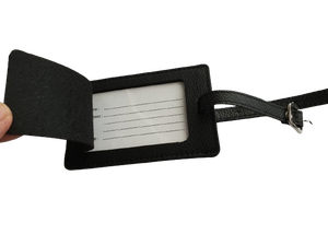 Fashionable Luggage <b>Label</b> Tag Creative Leather <b>Suitcase</b> Aircraft Bag Tag PU Leather Tags Customization - Product Image 3