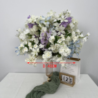 Décorations de mariage haut de gamme, centres de table faits main, boule de fleurs de roses et de plantes personnalisée de 40 cm pour la fête de la Pâques, Noël, le Nouvel An