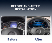 Panel Instrumen Digital LCD Cerdas untuk Mercedes Kelas A W176 GLA CLA C117 Kokpit Panel Instrumen Virtual