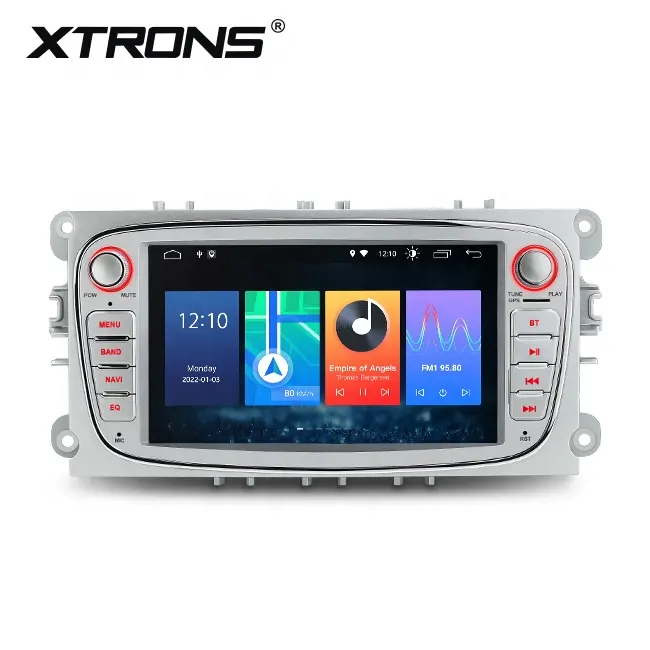XTRONS วิทยุติดรถยนต์ขนาด7นิ้ว,วิทยุระบบนำทางมัลติมีเดีย GPS สำหรับ Ford S-Max/Focus 2