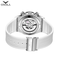 Montre Onola 6841 automatique mécanique en or avec dragon mécanique, montre-bracelet mécanique vintage pour homme