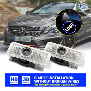 Per Benz <span class=keywords><strong>Mercedes</strong></span> C117 W117 C207 <span class=keywords><strong>C205</strong></span> A205 W218 Logo Laser HD proiettore lampada di benvenuto Ghost Shadow - Product Image 6