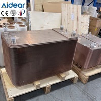 Échangeur de chaleur à plaques brasées en cuivre pour système de transfert de chaleur du liquide de refroidissement du pile à combustible à hydrogène pour nouvelles énergies