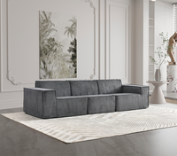 Canapé sectionnel modulaire en tissu moderne européen Matériau de remplissage en éponge durable pour la maison Salon Hôtels