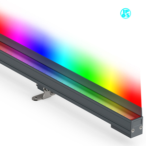 RGBW 6W 15W <span class=keywords><strong>LED</strong></span> doğrusal ışık açık bina peyzaj aydınlatma DC 24V dış lineer lamba