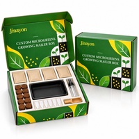 Boîte d'expédition pliable personnalisée pour kit de culture de micro-légumes, emballage carton pour kits de culture de graines