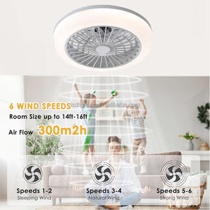 220v सीलिंग के साथ एलईडी लाइट और रिमोट कंट्रोल 3600/6000k छत पंखे रिमोट कंट्रोल बेडरूम लिविंग रूम फ्लश माउंट - Product Image 6