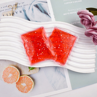 Pack de glace en gel compresse froide chaude avec paillettes Pack de glace en gel chaud réutilisable pour les blessures