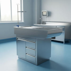 Meja Perawatan Hewan Peliharaan Multifungsi dari Baja Anti Karat yang Dapat Disesuaikan dan Tahan Lama untuk Anjing dari Klinik Hewan Virant - Product Image 2