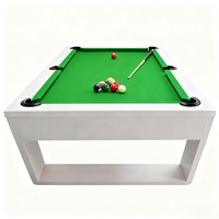 Table de billard sur mesure en bois massif 7 pieds avec ardoises Jiujang, système de retour de balles 9 points, niveaux réglables, qualité tournoi, pour usage domestique