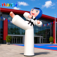 Jouets Kung Fu, Sky Dancer gonflable personnalisé avec LED, homme publicitaire dansant pour événements extérieurs, salons professionnels, promotions