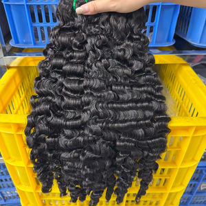 Extensions de Cheveux Humains Bouclés Birmans 100% Non Traités 14A Cheveux Vierges Bruts 3C 4A Boucles Spirales Double Trame Couleur Naturelle - Product Image 2