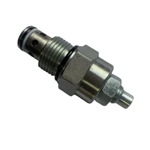 Custom Hydraulic overflow valve manual adjustable pressure power unit system pressure relief threaded cartridge valve