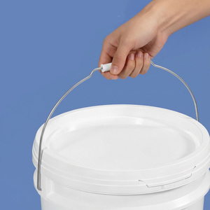 5L~50L Food-Grade PP Plastic <strong>Bucket</strong> with Metal Handle Leakproof <strong>White</strong> Plastic Pail with Tamper Evidnet Lid - Product Image 2