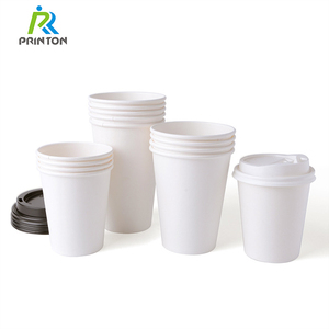 Vaso de Papel para Café Reciclable, Recubierto de PE, de Grado Alimenticio, para Bebidas Calientes, Servicio de Comida para Llevar, Cafetería - Product Image 4