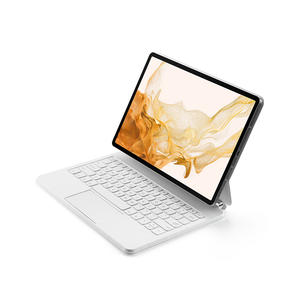 Pour <span class=keywords><strong>samsung</strong></span> Tab S9 + pavé tactile intelligent de <span class=keywords><strong>12</strong></span>.4 <span class=keywords><strong>pouces</strong></span> avec réglage multi-angle et housse de protection pour <span class=keywords><strong>tablette</strong></span> à rétroéclairage coloré - Product Image 4