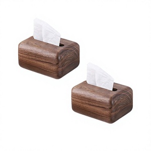 Caja de pañuelos de madera de diseño maravilloso con portapañuelos de calidad superior para uso en restaurantes, hogares y hoteles. - Product Image 1