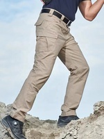 Pantalon tactique imperméable pour homme, multi-poches, pantalon cargo de randonnée, sports de plein air, séchage rapide, logo personnalisé OEM