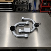 Kit de bras de suspension supérieur avant réglables en 2 parties pour Nissan Paladin, gris clair, en acier tubulaire thermolaqué, remplacement pour SUV tout-terrain