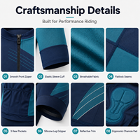 Conjunto de Jersey de Ciclismo para Hombre de Marca Privada, Manga Corta, Cremallera Completa, Top y Culotte con Tirantes, Número Personalizado, Ropa de Competición para Club, Venta al por Mayor