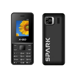 Teléfono Móvil Básico MKTEL X-GO 475 con Pantalla de 1.77'', Batería de 1800mAh, Altavoz 2030, Doble SIM, Doble Modo de Espera, MP3, MP4 y Radio FM - Product Image 1