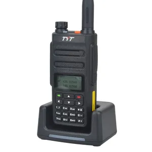 Atacado walkie talkie conjunto 5-Walkie talkie digital tyt MD-760, rádio fm digital, 2200mah, transmissor de bateria 1024ch