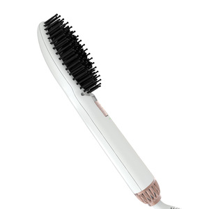 Electric Hair Straightener Comb With Tourmaline Ceramic Plates For Dry And Wet Hair Styling 3-5 Minutes Fast Heating Wired - Product Image 3