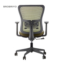 Échantillon gratuit à moitié prix, Support lombaire à dossier haut, chaise ergonomique en maille d'ordinateur, chaise de bureau confortable et pivotante
