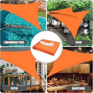 420D Oxford Waterdichte Driehoekige Zeilzeil Zonnescherm Afdak Zwembad Tent Zonnescherm Luifel Buiten Camping Tent - Product Image 5
