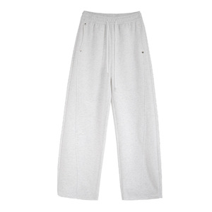 Pantalones Anchos de <span class=keywords><strong>Campana</strong></span> Elásticos de Cintura Alta Acanalados para Mujer XY - Product Image 3