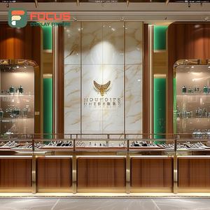 Sistema de Exhibición de Joyería Personalizado con Acabado Laminado, Vitrina de Vidrio para Tiendas de Marca - Product Image 2