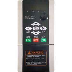 Convertisseur de fréquence Davipgfsu 1,5 kW, variateur de vitesse monophasé 220 V, DT1 500M - Product Image 1