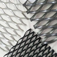 Maille métallique expansée en acier inoxydable, tissage simple, soudage, pliage, découpe, galvanisée, perforée