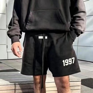 Pantalones Cortos <span class=keywords><strong>Fear</strong></span> 1997 ss22 para Hombre, Corte Clásico, 100% Algodón, Casuales para Verano, Cómodos y Ligeros, con Logotipo - Product Image 3