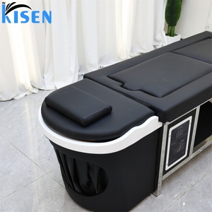 KISEN Modern Custom Electric Foot Massage Spa Shampoo <b>Bed</b> Moxibustion <b>Bed</b> with Pedicure Bowl Washing <b>Bed</b> Head Spa Equipment - Product Image 6