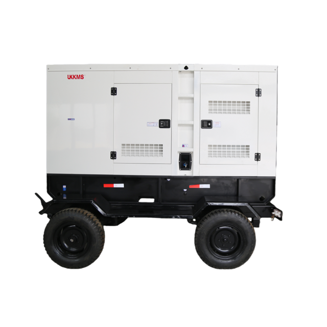 Silent 30kw 50kw 80kw 100kva 120kva Trailer Mounted Small Diesel Generator with Gongtai Cumins Perkin Optional Engine