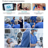 Peralatan medis laryngoscope video sekali pakai portabel dengan pisau Macintosh untuk Dewasa Anak intubes