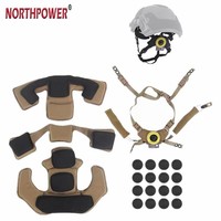 Système de suspension de casque tactique Wendy de qualité avec coussin en mousse à mémoire interne