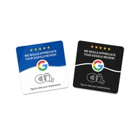 Carte NFC programmable pour avis en ligne, pour comptoir de commentaires en magasin et affichage numérique interactif