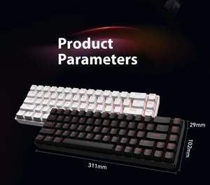 <span class=keywords><strong>Clavier</strong></span> mécanique filaire pour <span class=keywords><strong>gamer</strong></span> Madlions MAD CATZ Fire 68 Ultra <span class=keywords><strong>Pro</strong></span> avec gravure latérale, interrupteur magnétique en jade, RGB - Product Image 5