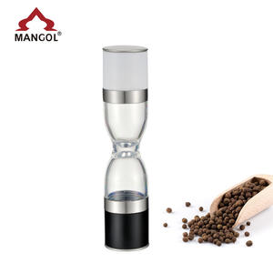 Molinillo de pimienta Mangol 2 en 1 con tapa metálica de 5.2x22 cm, molinillo de sal y pimienta para uso en la cocina - Product Image 3