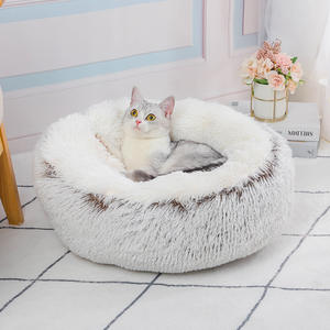 Venta al por mayor Eco-Friendly <span class=keywords><strong>Plush</strong></span> Pet Bed Dogs Simple Contraste Color Stitching Universal Deep Sleep Winter All Seasons Solid Cloth - Product Image 1