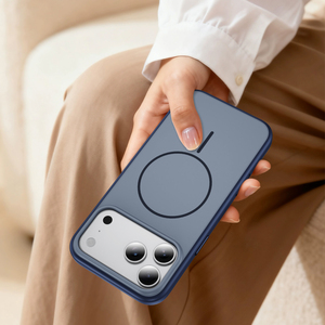 Nuove Custodie per Cellulari in PC TPU Impermeabili Antiurto con Ricarica Wireless Bicolore per 17 Pro Max Design Business - Product Image 3