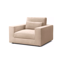 Canapé sectionnel Lugano très populaire pour salon, personnalisable, en tissu, avec coussins en éponge moelleuse et douce, idéal pour la détente à la maison