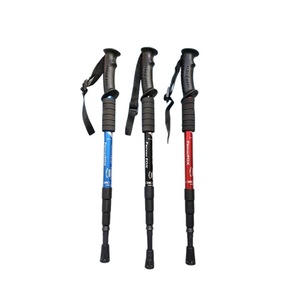 Bâtons de randonnée télescopiques pliables en alliage d'aluminium légers, bâtons de marche d'extérieur, équipement sportif unisexe - Product Image 5