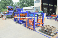 Machine à fabriquer des blocs QT4-15 avec une production de 7680 pièces/8h, machine à blocs creux en béton automatique à haute productivité, machine à blocs hydrauliques pour pavés